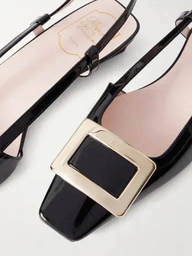 Roger Vivier Belle Vivier 45 Patent Leather Slingback Pumps | Thumbnail 5 Roger Vivier Belle Vivier 45 Patent Leather Slingback Pumps | Thumbnail 5