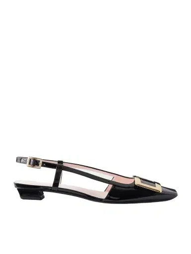 Roger Vivier Belle Vivier 45 Patent Leather Slingback Pumps | Thumbnail 1 Roger Vivier Belle Vivier 45 Patent Leather Slingback Pumps | Thumbnail 1