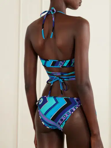 PUCCI Printed Triangle Bikini Top | Thumbnail 3 PUCCI Printed Triangle Bikini Top | Thumbnail 3