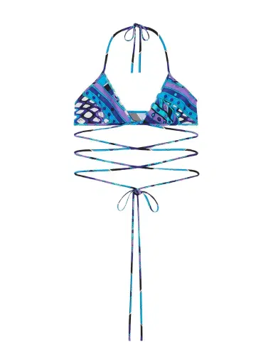 PUCCI Printed Triangle Bikini Top | Thumbnail 1 PUCCI Printed Triangle Bikini Top | Thumbnail 1