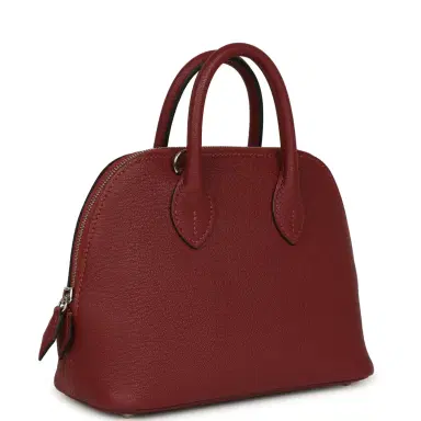 HERMÈS Hermes 1923 Bolide Mini Rouge H Chevre Palladium Hardware | Thumbnail 2 HERMÈS Hermes 1923 Bolide Mini Rouge H Chevre Palladium Hardware | Thumbnail 2