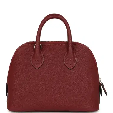 HERMÈS Hermes 1923 Bolide Mini Rouge H Chevre Palladium Hardware | Thumbnail 4 HERMÈS Hermes 1923 Bolide Mini Rouge H Chevre Palladium Hardware | Thumbnail 4