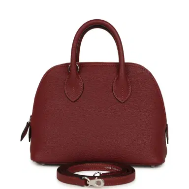 HERMÈS Hermes 1923 Bolide Mini Rouge H Chevre Palladium Hardware | Thumbnail 1 HERMÈS Hermes 1923 Bolide Mini Rouge H Chevre Palladium Hardware | Thumbnail 1