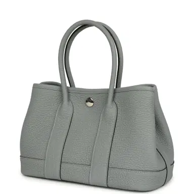 HERMÈS Hermes Garden Party Neo 23 Gris Pantin Negonda Palladium Hardware | Thumbnail 5 HERMÈS Hermes Garden Party Neo 23 Gris Pantin Negonda Palladium Hardware | Thumbnail 5
