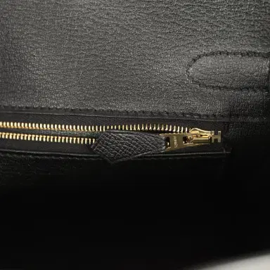 HERMÈS Pre-owned Hermes Birkin 30 Black Epsom Gold Hardware | Thumbnail 9 HERMÈS Pre-owned Hermes Birkin 30 Black Epsom Gold Hardware | Thumbnail 9