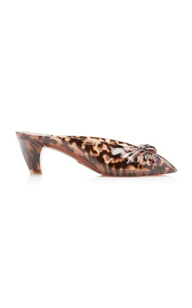 Chloé Animal-Print Jelly Mules | Thumbnail 3 Chloé Animal-Print Jelly Mules | Thumbnail 3
