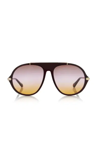 Chloé Aviator-Frame Acetate Sunglasses | Thumbnail 4 Chloé Aviator-Frame Acetate Sunglasses | Thumbnail 4