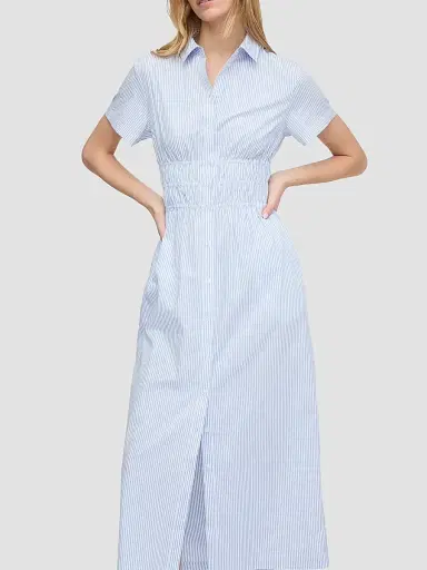 Hill House Home Women's The Jamie Nap Dress - Blue White Stripe - Size Small | Thumbnail 5 Hill House Home Women's The Jamie Nap Dress - Blue White Stripe - Size Small | Thumbnail 5