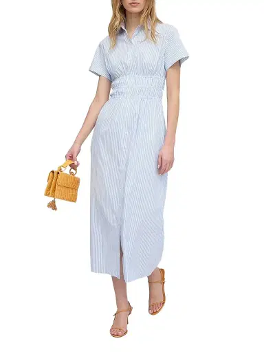Hill House Home Women's The Jamie Nap Dress - Blue White Stripe - Size Small | Thumbnail 1 Hill House Home Women's The Jamie Nap Dress - Blue White Stripe - Size Small | Thumbnail 1