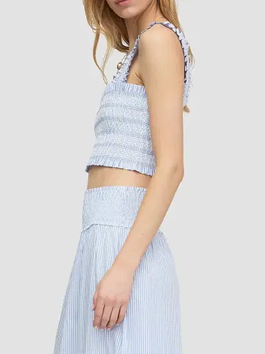 Hill House Home Women's The Azalea Nap Top - Blue White Stripe - Size XL | Thumbnail 3 Hill House Home Women's The Azalea Nap Top - Blue White Stripe - Size XL | Thumbnail 3
