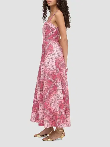 Hill House Home Women's The Ezra Dress - Berry Paisley Scarf | Thumbnail 3 Hill House Home Women's The Ezra Dress - Berry Paisley Scarf | Thumbnail 3