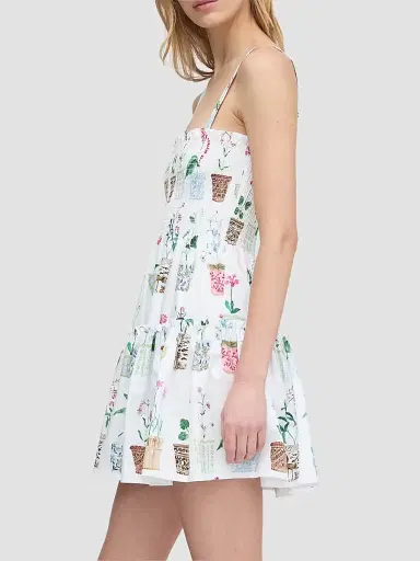 Hill House Home Women's The Seraphina Mini Nap Dress - Flower Pots - Size Medium | Thumbnail 3 Hill House Home Women's The Seraphina Mini Nap Dress - Flower Pots - Size Medium | Thumbnail 3