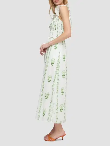 Hill House Home Women's The Cambria Nap Dress - White Multi | Thumbnail 2 Hill House Home Women's The Cambria Nap Dress - White Multi | Thumbnail 2