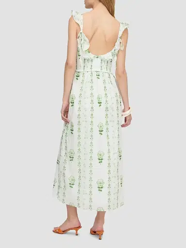 Hill House Home Women's The Cambria Nap Dress - White Multi | Thumbnail 3 Hill House Home Women's The Cambria Nap Dress - White Multi | Thumbnail 3