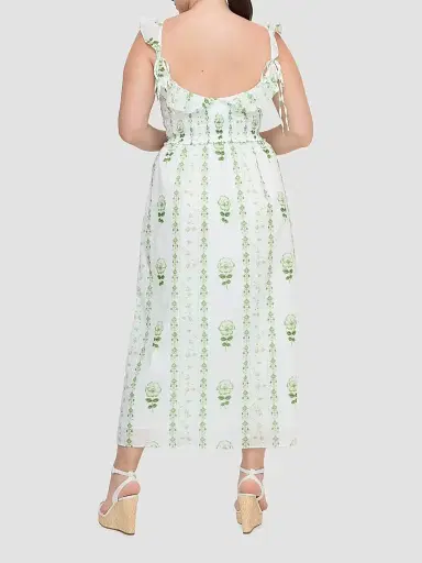 Hill House Home Women's The Cambria Nap Dress - White Multi | Thumbnail 5 Hill House Home Women's The Cambria Nap Dress - White Multi | Thumbnail 5