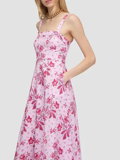 Hill House Home Women's The Ezra Dress - Pink Delft Bouquet | Thumbnail 4 Hill House Home Women's The Ezra Dress - Pink Delft Bouquet | Thumbnail 4