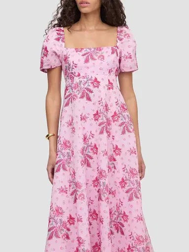 Hill House Home Women's The Matilda Dress - Pink Delft Bouquet - Size XXL | Thumbnail 4 Hill House Home Women's The Matilda Dress - Pink Delft Bouquet - Size XXL | Thumbnail 4