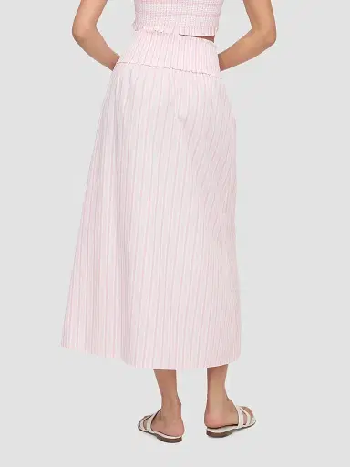 Hill House Home Women's The Delphine Nap Skirt - Pink Variegated Stripe - Size XXL | Thumbnail 4 Hill House Home Women's The Delphine Nap Skirt - Pink Variegated Stripe - Size XXL | Thumbnail 4