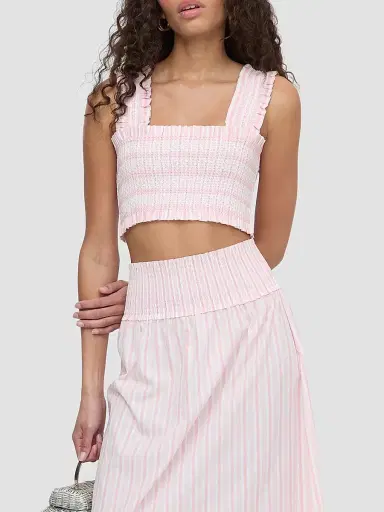 Hill House Home Women's The Azalea Nap Top - Pink Variegated Stripe - Size XXL | Thumbnail 3 Hill House Home Women's The Azalea Nap Top - Pink Variegated Stripe - Size XXL | Thumbnail 3