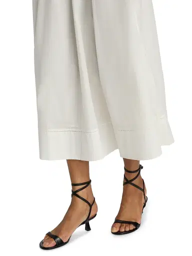 Staud Women's Meryl Voile Midi Shirtdress - White | Thumbnail 6 Staud Women's Meryl Voile Midi Shirtdress - White | Thumbnail 6