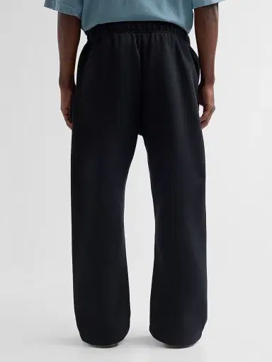 Fear of God Essentials Men's Logo Cotton-Blend Wide-Leg Sweatpants - Vintage Black - Size Large | Thumbnail 3 Fear of God Essentials Men's Logo Cotton-Blend Wide-Leg Sweatpants - Vintage Black - Size Large | Thumbnail 3