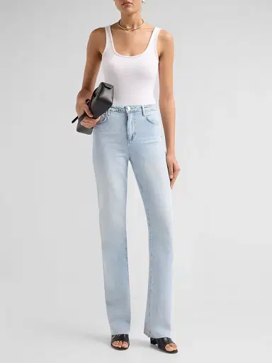 L'AGENCE Women's Ruth High-Rise Straight-Leg Jeans - Cabo | Thumbnail 2 L'AGENCE Women's Ruth High-Rise Straight-Leg Jeans - Cabo | Thumbnail 2