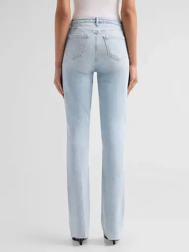 L'AGENCE Women's Ruth High-Rise Straight-Leg Jeans - Cabo | Thumbnail 3 L'AGENCE Women's Ruth High-Rise Straight-Leg Jeans - Cabo | Thumbnail 3
