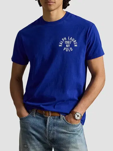 Polo Ralph Lauren Men's Classic-Fit Logo Jersey T-Shirt - Heritage Royal - Size XXL | Thumbnail 4 Polo Ralph Lauren Men's Classic-Fit Logo Jersey T-Shirt - Heritage Royal - Size XXL | Thumbnail 4
