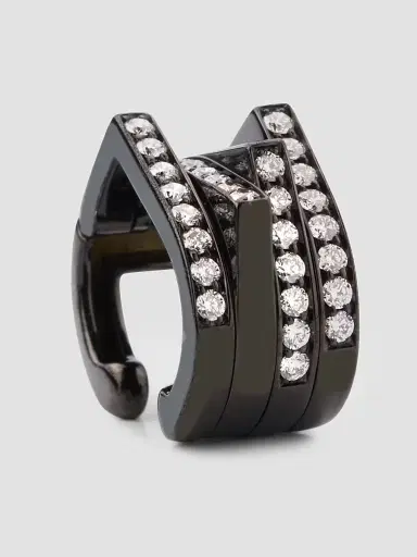 Repossi Women's Antifer 18K Black Gold & 0.24 TCW Diamond 4-Row Ear Cuff - Black Gold | Thumbnail 4 Repossi Women's Antifer 18K Black Gold & 0.24 TCW Diamond 4-Row Ear Cuff - Black Gold | Thumbnail 4