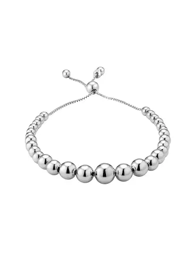 Oradina Women's Belle of the Ball Adjustable Bracelet in Sterling Silver - Silver | Thumbnail 1 Oradina Women's Belle of the Ball Adjustable Bracelet in Sterling Silver - Silver | Thumbnail 1