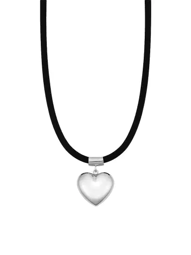 Oradina Women's Lover Cord Pendant Necklace in Sterling Silver - Silver | Thumbnail 1 Oradina Women's Lover Cord Pendant Necklace in Sterling Silver - Silver | Thumbnail 1