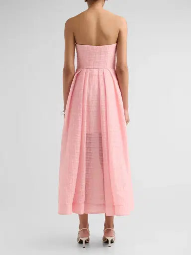 As It May Women's Caliora Jacquard Cocktail Midi Dress - Peony | Thumbnail 3 As It May Women's Caliora Jacquard Cocktail Midi Dress - Peony | Thumbnail 3