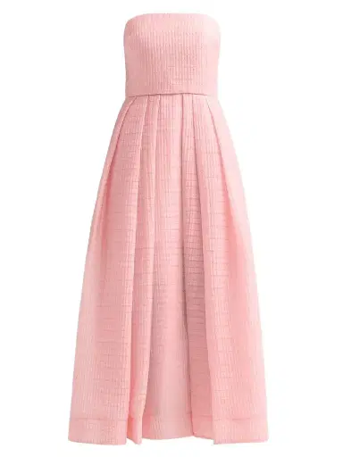 As It May Women's Caliora Jacquard Cocktail Midi Dress - Peony | Thumbnail 1 As It May Women's Caliora Jacquard Cocktail Midi Dress - Peony | Thumbnail 1