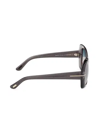 Tom Ford Women's Sandra-02 52MM Square Sunglasses - Grey Turquoise | Thumbnail 7 Tom Ford Women's Sandra-02 52MM Square Sunglasses - Grey Turquoise | Thumbnail 7
