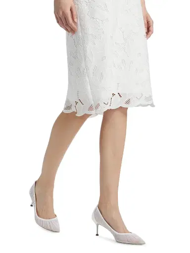 Kobi Halperin Women's Nala Lace Pencil Skirt - White | Thumbnail 6 Kobi Halperin Women's Nala Lace Pencil Skirt - White | Thumbnail 6