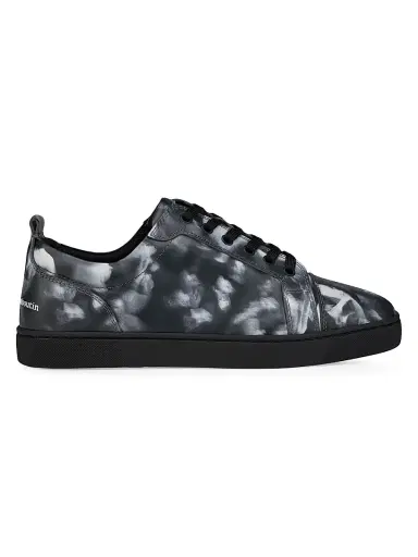 Christian Louboutin Men's Louis Jr Canopy Low-Top Sneakers | Thumbnail 1 Christian Louboutin Men's Louis Jr Canopy Low-Top Sneakers | Thumbnail 1