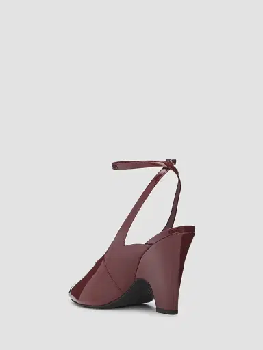 Schutz Women's Liv 95MM Patent Leather Pumps - Wine Berry | Thumbnail 2 Schutz Women's Liv 95MM Patent Leather Pumps - Wine Berry | Thumbnail 2