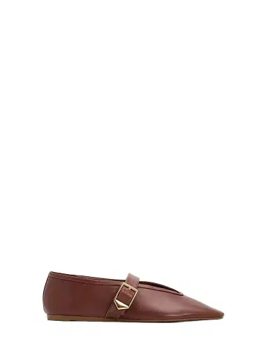 Schutz Women's Vick Leather Mary Janes - Warm Toffee | Thumbnail 1 Schutz Women's Vick Leather Mary Janes - Warm Toffee | Thumbnail 1