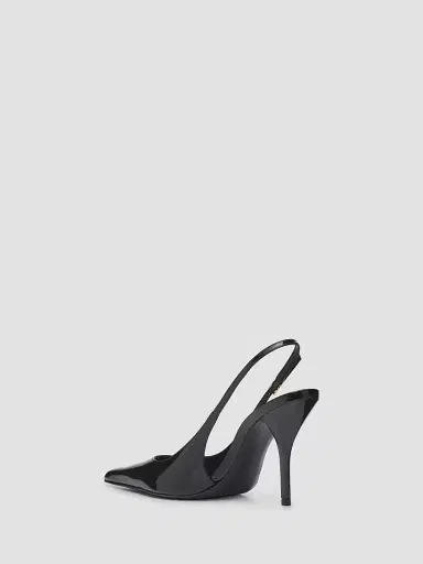 Schutz Women's Diora 100MM Patent Leather Slingback Pumps - Black | Thumbnail 3 Schutz Women's Diora 100MM Patent Leather Slingback Pumps - Black | Thumbnail 3