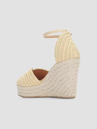 Odissì Women's Ava Platform Wedge Espadrilles - Natural - Size 11 | Thumbnail 2 Odissì Women's Ava Platform Wedge Espadrilles - Natural - Size 11 | Thumbnail 2