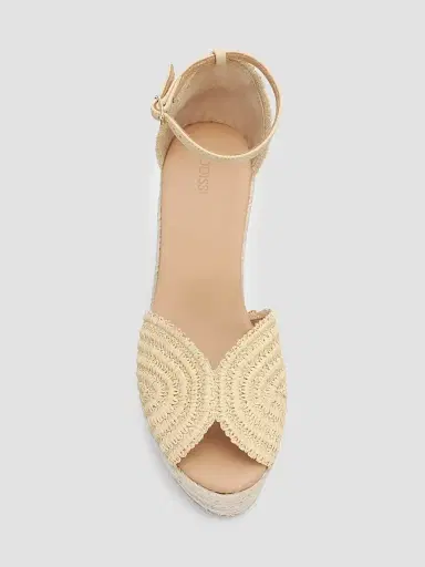 Odissì Women's Ava Platform Wedge Espadrilles - Natural - Size 11 | Thumbnail 4 Odissì Women's Ava Platform Wedge Espadrilles - Natural - Size 11 | Thumbnail 4