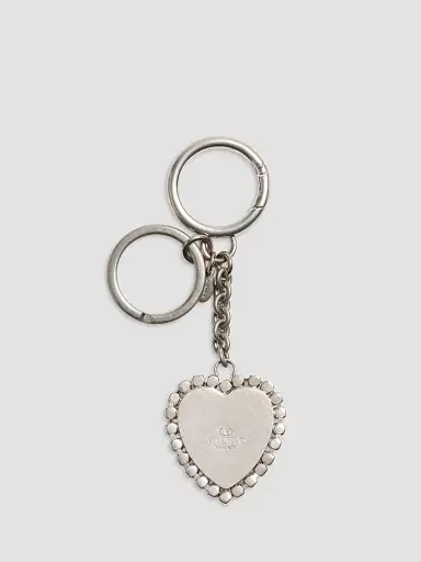 Valentino Garavani Women's Coeur Hyperbole Bag Charm with Key Chain | Thumbnail 3 Valentino Garavani Women's Coeur Hyperbole Bag Charm with Key Chain | Thumbnail 3