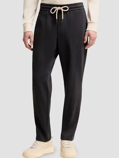 Moncler Men's Sweatpants in Technical Jersey - Dark Blue | Thumbnail 2 Moncler Men's Sweatpants in Technical Jersey - Dark Blue | Thumbnail 2