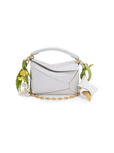 LOEWE Women's x Paula's Ibiza Strawberry Flower Charm - Green White | Thumbnail 4 LOEWE Women's x Paula's Ibiza Strawberry Flower Charm - Green White | Thumbnail 4