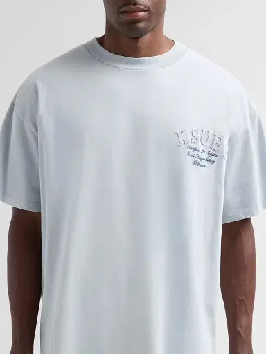 Ksubi Men's Stellar Ekcess Crewneck T-Shirt - Blue | Thumbnail 5 Ksubi Men's Stellar Ekcess Crewneck T-Shirt - Blue | Thumbnail 5