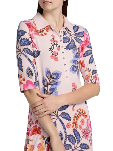 Johnny Was Women's The Janie Favorite Floral Polo Shirtdress - Lirelle | Thumbnail 6 Johnny Was Women's The Janie Favorite Floral Polo Shirtdress - Lirelle | Thumbnail 6