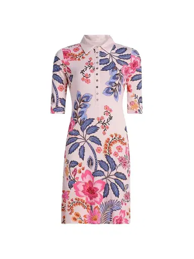 Johnny Was Women's The Janie Favorite Floral Polo Shirtdress - Lirelle | Thumbnail 1 Johnny Was Women's The Janie Favorite Floral Polo Shirtdress - Lirelle | Thumbnail 1