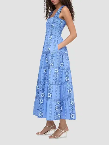 Hill House Home Women's The Kimmy Midi Nap Dress | Thumbnail 2 Hill House Home Women's The Kimmy Midi Nap Dress | Thumbnail 2
