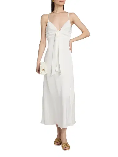 Ramy Brook Women's Mckenzie Plunging V-Neck A-Line Midi-Dress - | Thumbnail 2 Ramy Brook Women's Mckenzie Plunging V-Neck A-Line Midi-Dress - | Thumbnail 2