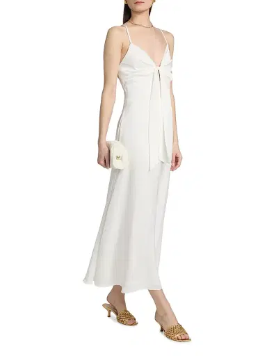 Ramy Brook Women's Mckenzie Plunging V-Neck A-Line Midi-Dress - | Thumbnail 4 Ramy Brook Women's Mckenzie Plunging V-Neck A-Line Midi-Dress - | Thumbnail 4